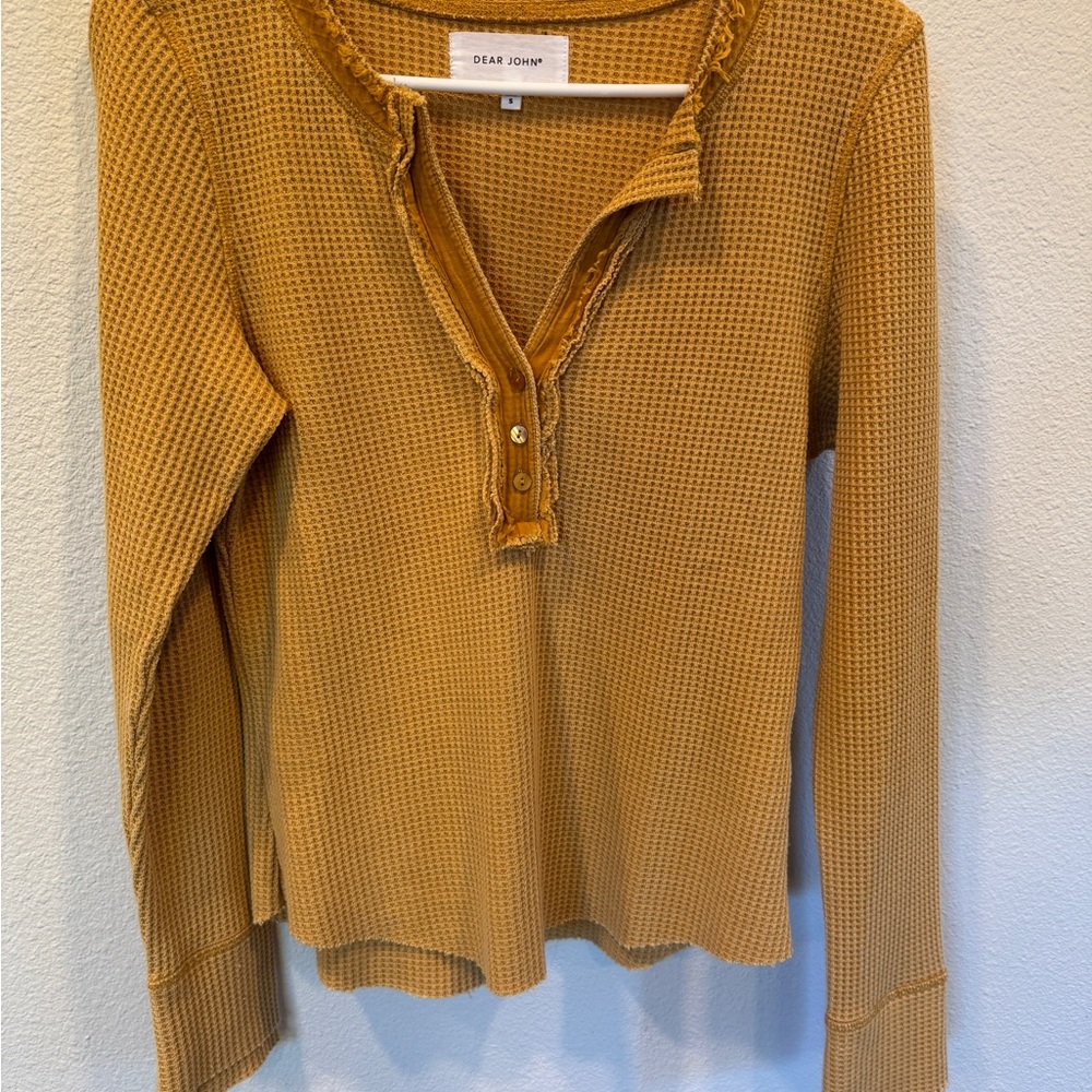 Dear John Women's Honey Waffle Knit Long Sleeve